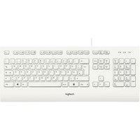 Logitech Corded Keyboard K280e Tastatur kabelgebunden weiß von Logitech