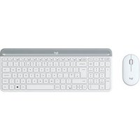 Logitech MK470 Slim Combo Tastatur-Maus-Set kabellos weiß von Logitech