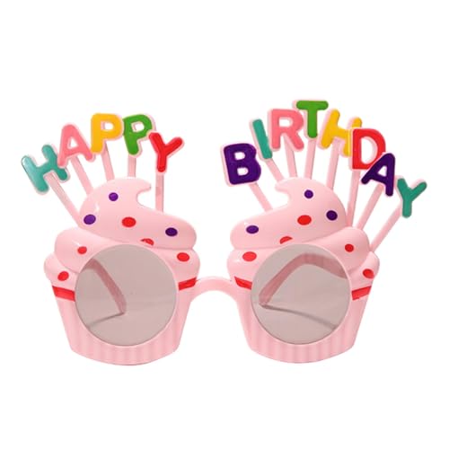 Lokaquk Happy Birthday Brille – Happy Birthday Neuheit Sonnenbrille | Geburtstag Favors Brille, Neuheit Lustige Brille für Kinder & Erwachsene von Lokaquk