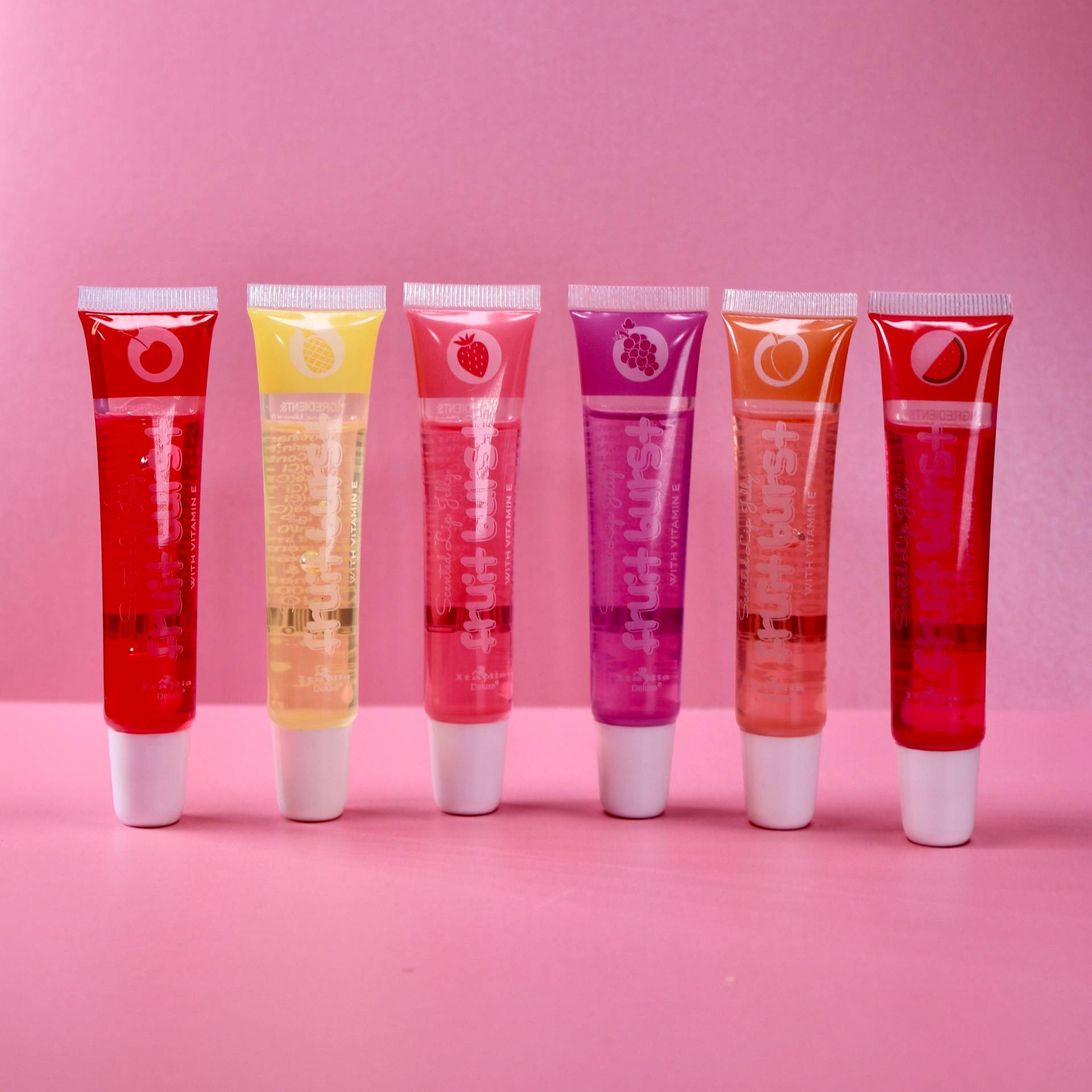 Italia Deluxe Fruit Burst Duftender Lipgloss | Squeeze Tube Lippenpflege Lippengelee Feuchtigkeitsspendender von LolonaniBeautyShop