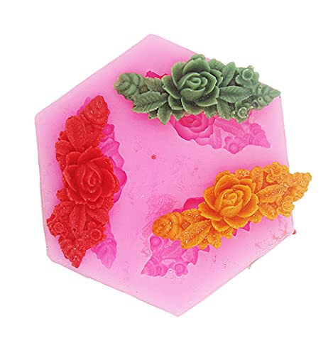 Longcang Mold Flower Fondant Form Silikon Zucker Harz Mould Craft Formen DIY Kuchen dekorieren Form (X017) von Longcang Mold