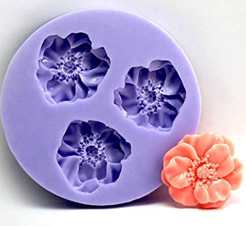 Longcang Mold Flower Fondant Form Silikon Zucker Harz Mould Craft Formen DIY Kuchen dekorieren Form (X067) von Longcang Mold