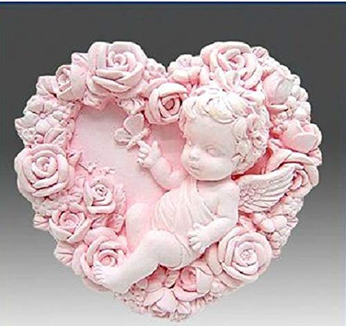 Longcang Mold Winkel Baby Craft Art Silikon Seifenform Handwerk DIY Formen, Seife Kerze Handmade Formen (N156) von Longcang Mold