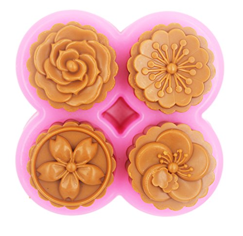 4 Stil Blume N542 Seifenform Diy Seife Formen Handgemachte Silikon Candy Craft Formen von Longcang mold