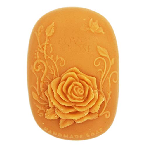 LC Love Flower Silicone Moulds Handmade Soap Molds Silicone Soap Mould Soap DIY Mold For Baking, Cake, Chocolate von Longcang mold