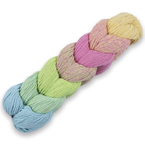 Loopncraft Makramee Ombre, Pastel Farben, 250m - 250g, Farbverlaufsgarn, Recycling Garn von Loopncraft