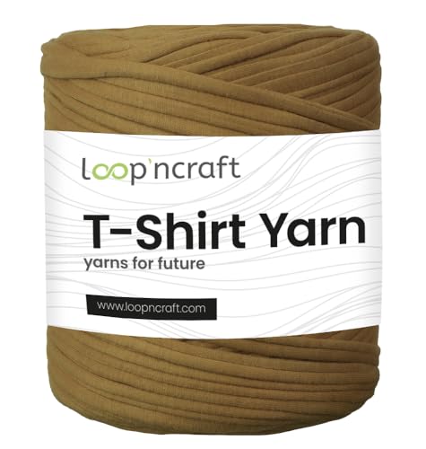 Textilgarn, Cinnamon, Loopncraft, 750g, T-Shirt Yarn, Recyling Garn von Loopncraft