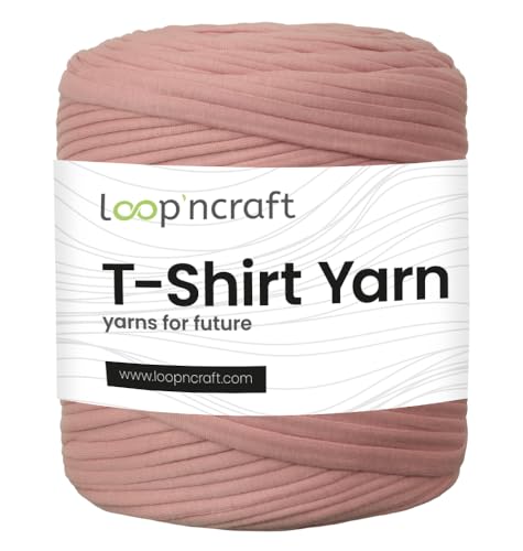 Textilgarn, Vintage Bloom, Loopncraft, 750g, T-Shirt Yarn, Recyling Garn von Loopncraft