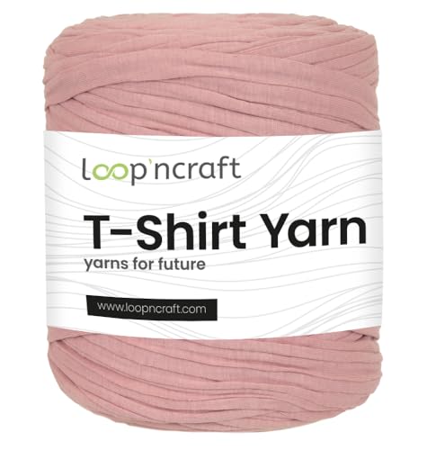 Textilgarn, Vintage Blüte, Loopncraft, 750g, T-Shirt Yarn, Recyling Garn von Loopncraft