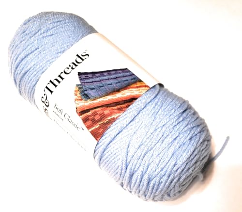 Weiches klassisches Garn von Loops and Threads, 300 m, Hellblau von Loops & Threads