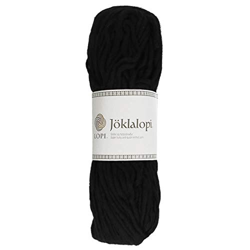 Lopi 1521-0059 BULKYLOPI-JÖKLALOPI Garn, Schwarz, 100g von Lopi