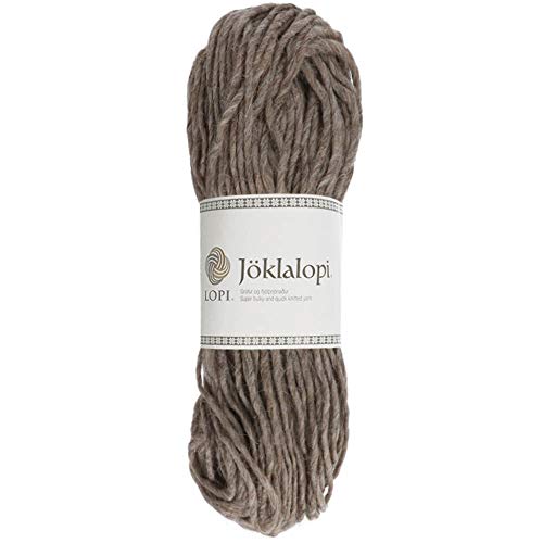 Lopi 1521-0085 BULKYLOPI-JÖKLALOPI Garn, khaki Braun, 100g von Lopi