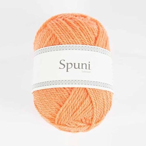 Lopi - Lopi Spuni 7242 Crazy Cantaloupe Superwaschen Merino Wolle Dauerhaft Weich Garn - 1x100g von Lopi