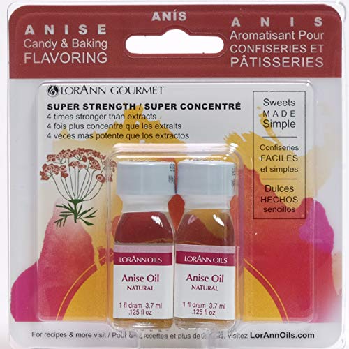 Anise Oil Candy & Baking Flavoring .125 Ounce Bottle 2/Pkg FLAVOR-100 von LorAnn