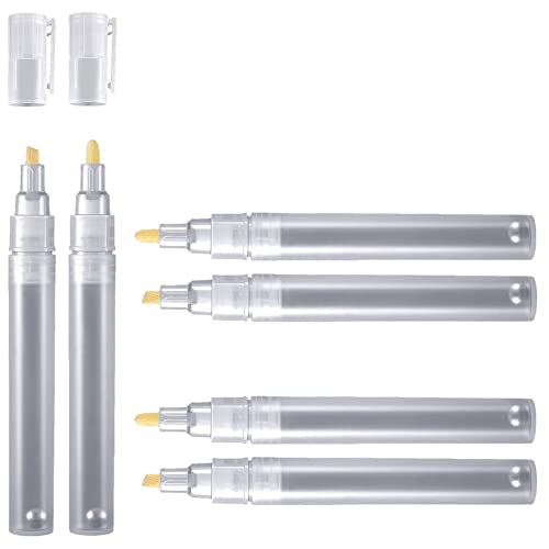 Losueeun 6 Leere, BefüLlbare -Farbstift-Marker, NachfüLlbarer Farbstift, Feine Spitze, Graffiti-Marker, Acryl-Marker für ÖLmalerei von Losueeun