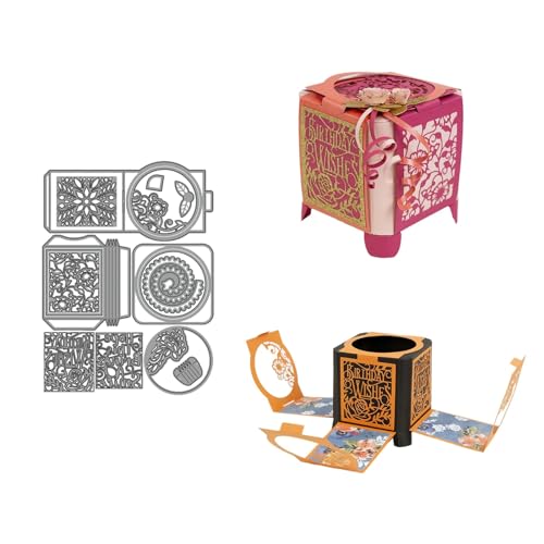 3D Kasten Metall Stanzschablone, Stanzformen, Stanzbögen, Prägeschablonen, Cutting Die Set, Stanzschablonen für DIY Scrapbooking, Fotoalbum Dekorative 3D Kasten Metall Stanzschablone, Stanzformen, Stanzbögen, Prägeschablonen, Cutting Die Set, Stanzschablonen für DIY Scrapbooking, Fotoalbum Dekorative von Lotmouday