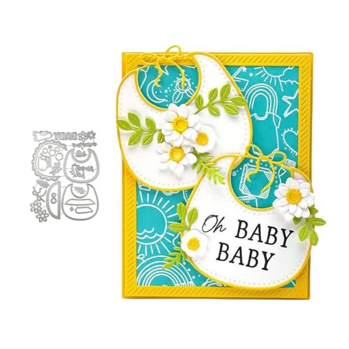 Baby Lätzchen Metall Stanzschablone, Stanzformen, Stanzbögen, Prägeschablonen, Cutting Die Set, Stanzschablonen für DIY Scrapbooking, Fotoalbum Dekorative Baby Lätzchen Metall Stanzschablone, Stanzformen, Stanzbögen, Prägeschablonen, Cutting Die Set, Stanzschablonen für DIY Scrapbooking, Fotoalbum Dekorative von Lotmouday