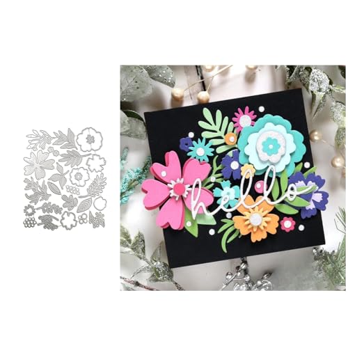 Blume Metall Stanzschablone, Stanzformen, Stanzbögen, Prägeschablonen, Cutting Die Set, Stanzschablonen für DIY Scrapbooking, Fotoalbum Dekorative Blume Metall Stanzschablone, Stanzformen, Stanzbögen, Prägeschablonen, Cutting Die Set, Stanzschablonen für DIY Scrapbooking, Fotoalbum Dekorative von Lotmouday