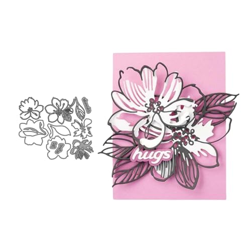 Blume Metall Stanzschablone, Stanzformen, Stanzbögen, Prägeschablonen, Cutting Die Set, Stanzschablonen für DIY Scrapbooking, Fotoalbum Dekorative Blume Metall Stanzschablone, Stanzformen, Stanzbögen, Prägeschablonen, Cutting Die Set, Stanzschablonen für DIY Scrapbooking, Fotoalbum Dekorative von Lotmouday