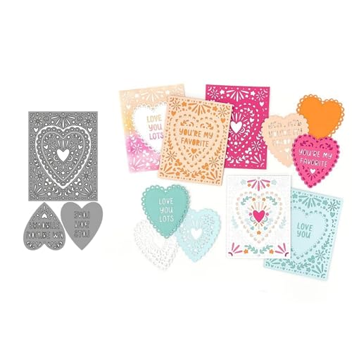 Herz-Hintergrundrahmen Metall Stanzschablone, Stanzformen, Stanzbögen, Prägeschablonen, Cutting Die Set, Stanzschablonen für DIY Scrapbooking, Fotoalbum Dekorative Herz-Hintergrundrahmen Metall Stanzschablone, Stanzformen, Stanzbögen, Prägeschablonen, Cutting Die Set, Stanzschablonen für DIY Scrapbooking, Fotoalbum Dekorative von Lotmouday