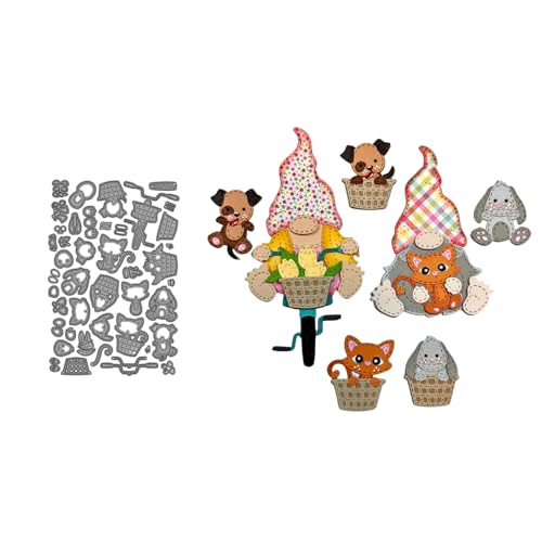 Niedliche Tiere Metall Stanzschablone, Stanzformen, Stanzbögen, Prägeschablonen, Cutting Die Set, Stanzschablonen für DIY Scrapbooking, Fotoalbum Dekorative Niedliche Tiere Metall Stanzschablone, Stanzformen, Stanzbögen, Prägeschablonen, Cutting Die Set, Stanzschablonen für DIY Scrapbooking, Fotoalbum Dekorative von Lotmouday