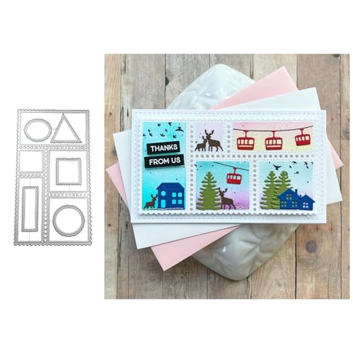 Rahmen Metall Stanzschablone, Stanzformen, Stanzbögen, Prägeschablonen, Cutting Die Set, Stanzschablonen für DIY Scrapbooking, Fotoalbum Dekorative Rahmen Metall Stanzschablone, Stanzformen, Stanzbögen, Prägeschablonen, Cutting Die Set, Stanzschablonen für DIY Scrapbooking, Fotoalbum Dekorative von Lotmouday