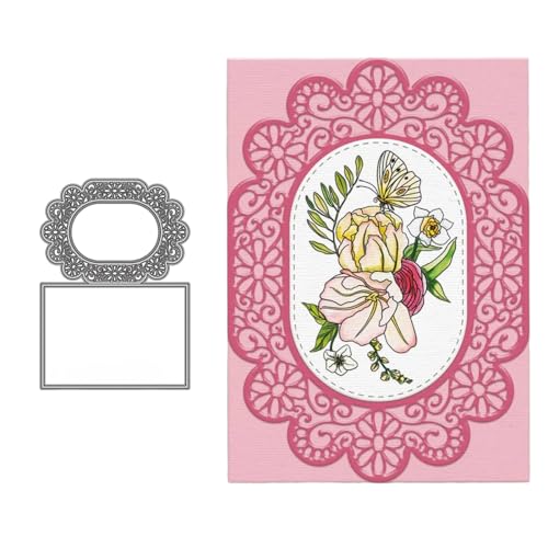 Rahmen Metall Stanzschablone, Stanzformen, Stanzbögen, Prägeschablonen, Cutting Die Set, Stanzschablonen für DIY Scrapbooking, Fotoalbum Dekorative Rahmen Metall Stanzschablone, Stanzformen, Stanzbögen, Prägeschablonen, Cutting Die Set, Stanzschablonen für DIY Scrapbooking, Fotoalbum Dekorative von Lotmouday