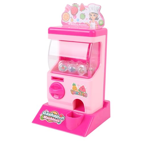 Lotpken Miniatur-Kapselmaschine, Kapselautomat, Spielzeug für Kinder, Desktop-Lernspielzeug für und Mädchen (Rosa) von Lotpken