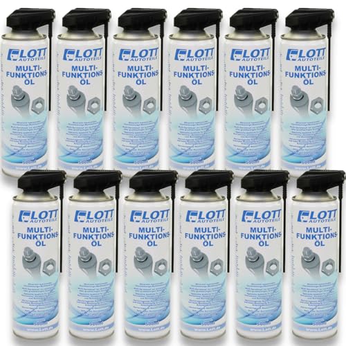 12x 500ml Lott Multifunktionsöl mit 2-Wege Sprühkopf 500ml von Lott-Autoteile