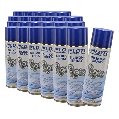 24X Lott Silikonspray 500ml / Silikon Spray Schmierstoff Schmiermittel Siliconespray von Lott-Autoteile