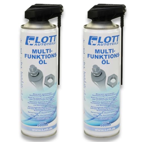 2x 500ml Lott Multifunktionsöl Funktionsöl mit 2-Wege Sprühkopf von Lott-Autoteile