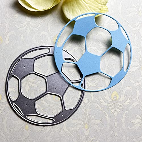 Fußball-Metall-Stanzformen, Stanzformen für Kartenherstellung, Prägeschablonen für Scrapbooking, DIY Album Papier Karten Dekoration von Lottoyday