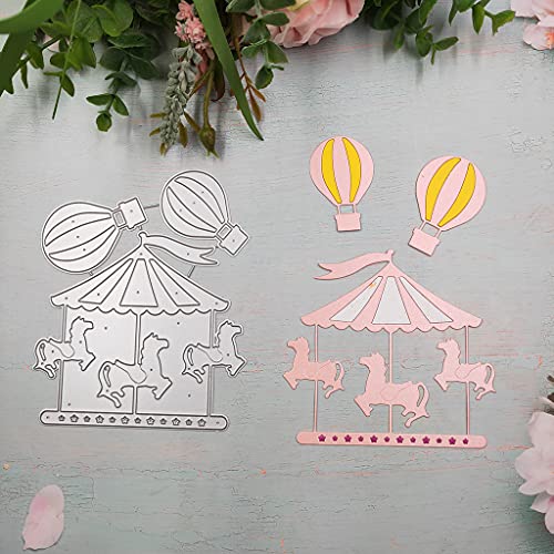 Karussell-Metall-Stanzformen, Stanzformen für Kartenherstellung, Prägeschablonen für Scrapbooking, DIY Alben, Papierkarten, Dekoration, Bastelbedarf zum Stanzen Karussell-Metall-Stanzformen, Stanzformen für Kartenherstellung, Prägeschablonen für Scrapbooking, DIY Alben, Papierkarten, Dekoration, Bastelbedarf zum Stanzen von Lottoyday