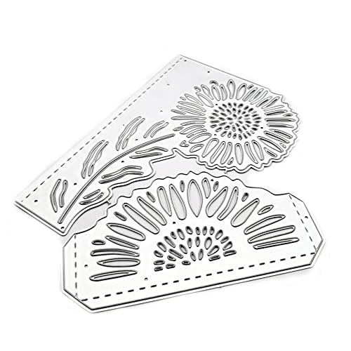 Sonnenblume Grußkarte Metall Stanzformen, Stanzformen für Kartenherstellung Aussparung, Prägeschablonen für Scrapbooking, DIY Album Papier Karten Dekoration von Lottoyday