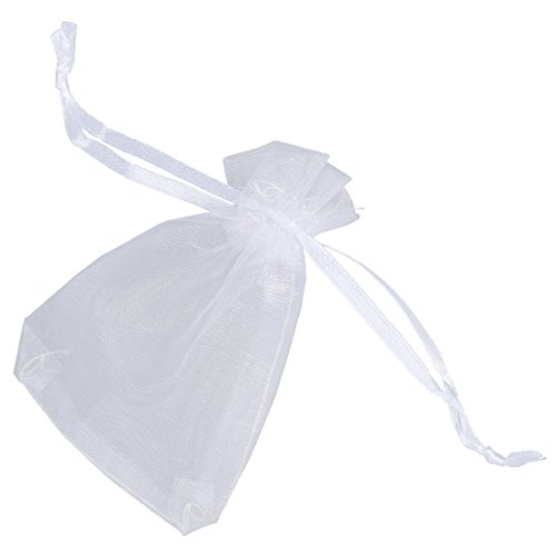 Loufy Organza – Geschenkbeutel, Beutel, Weiß von Loufy