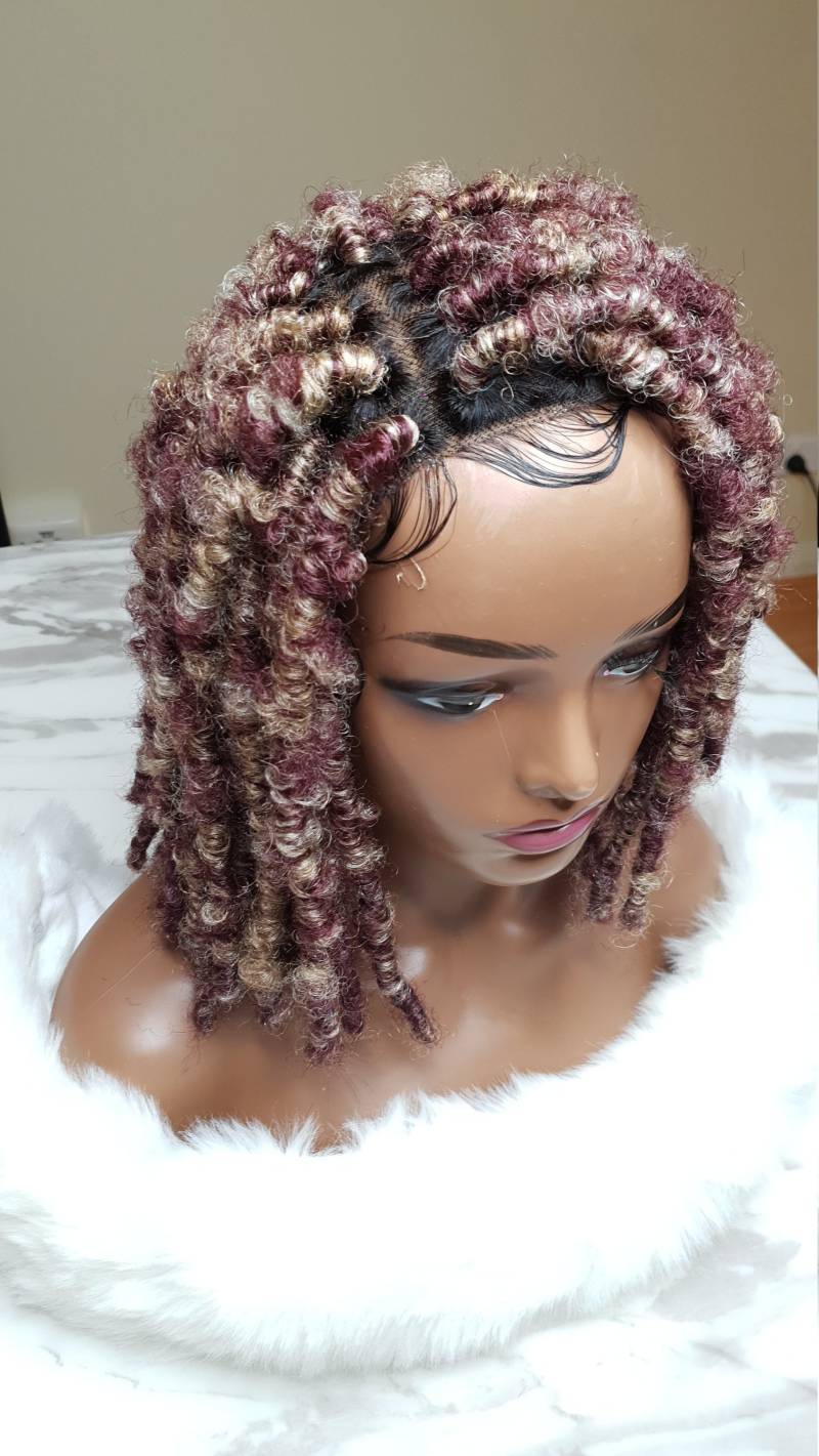 Ombre/Highlight Distressed Locs/Butterfly Locs/Locs/Butterfly Locs Ombre Wig/4x4 Lace Front Butterfly Wig/Lace Wig von LouiseHairFeel