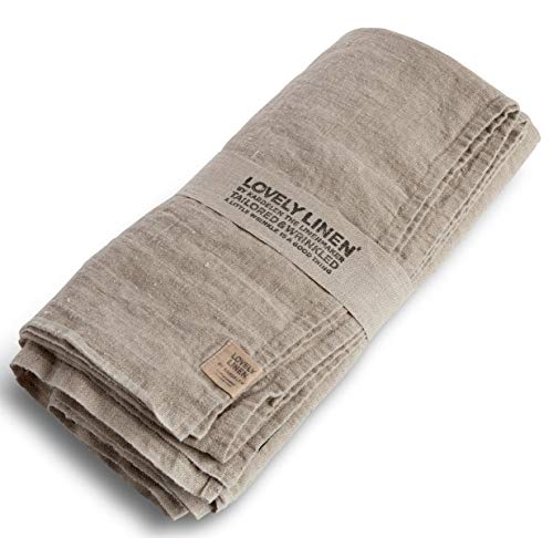 Lovely Linen TCL0189F Lovely Tischdecke Leinen nat. beige 145 x 300 cm (1 Stück) von Lovely Linen