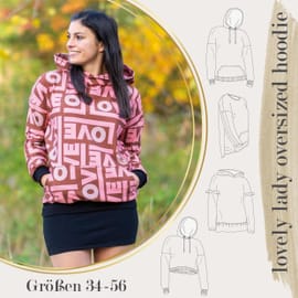 lovely lady oversized hoodie von LovelySewDesign