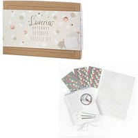 Loveria ARTCRAFT Fotoalbum Kreativ Set 25,0 x 20,0 cm, 32 Seiten weiße von Loveria ARTCRAFT