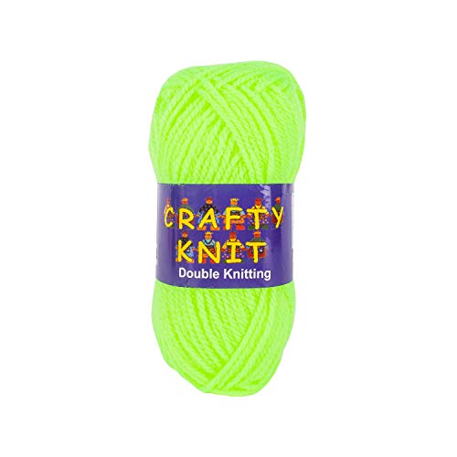 Crafty Knit |25g Neon Grün Dk Garn lck410 von Loweth