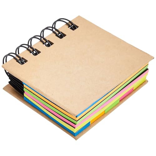 Hardcover Haftnotiz Selbstklebend Sticky Pad Spiralen Notizbuch Kombination Memos Pad Geeignet für Büroangestellte von Loxyxbnh