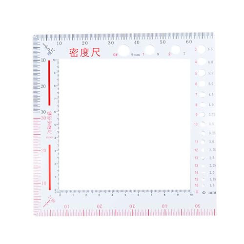 Loxyxbnh Acryl-Lineal, Quilt-Lineal, Näh-Lineal, Patchwork-Lineal, Stoffschneidelineal, einfach zu verwenden, zum Basteln, Quilten und Nähen von Loxyxbnh