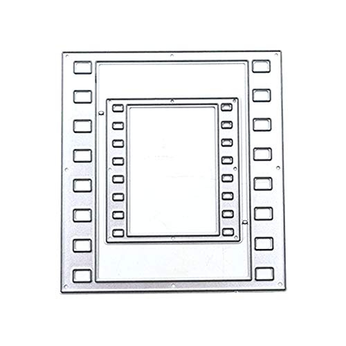 Loxyxbnh Filmrahmen-Metall-Stanzform, verschachtelter Rahmen, Prägeschablone für Papierkunst, Fotoalbum, Dekoration von Loxyxbnh