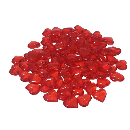 Red Heart Gems | Table Scatter Gemstones | Acrylic Crystals | Valentine's Day Decorations | Wedding Decoration Filler Perfect For Romantic Occasions For Vase Filler Table Scatter Engagement Wedding von Lpsdssre