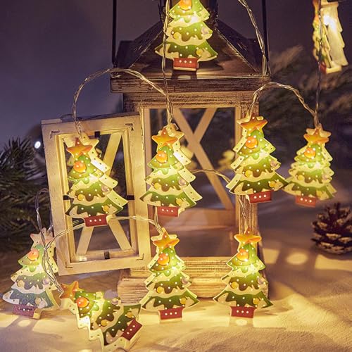 Lrxyfyw Lichterkette Weihnachten,Led Weihnachtsbaum Lichterkette,3m 20er Weihnachten Lichterketten,Lichterkette Warmweiß FüR AußEn Und Innen von Lrxyfyw