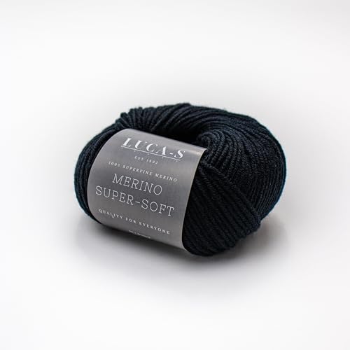 Superfeines Merino-DK-Garn zum Stricken und Häkeln, superweiche Superwash 100% Merinowolle, 50 g Knäuel, 2 Stück von Luca-S Yarns