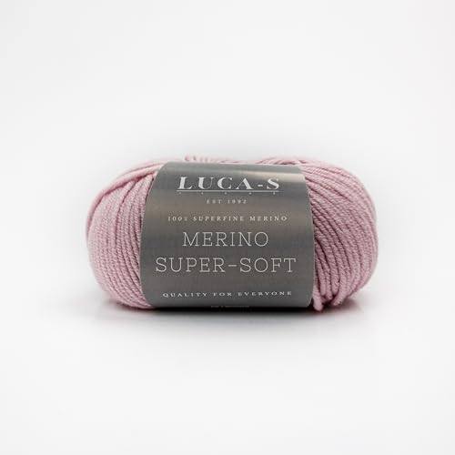 Superfeines Merino DK Garn zum Stricken und Häkeln, superweiche Superwash 100% Merinowolle, 50 g Knäuel von Luca-S Yarns