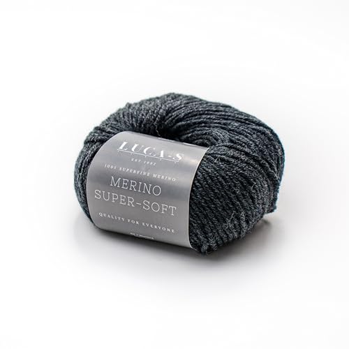 Superfeines Merino DK Garn zum Stricken und Häkeln, superweiche Superwash 100% Merinowolle, 50 g Knäuel von Luca-S Yarns