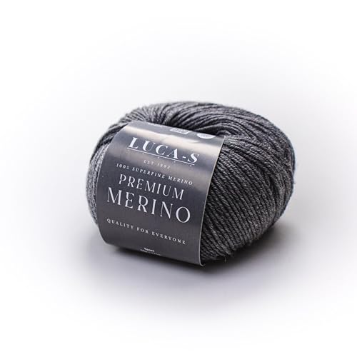 Superwash Baby Merino Garn, 4-fädig, 100 % reine, extra feine Merinowolle, Häkelwolle, 50 g Knäuel, 2 Stück von Luca-S Yarns