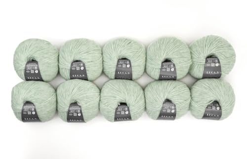 Superweiches Baby-Alpaka-Garn, 65 % Baby-Alpaka-7, extrafeine Merinowolle, leicht, dick, 50 g, Aran-Strickwolle von Luca-S Yarns